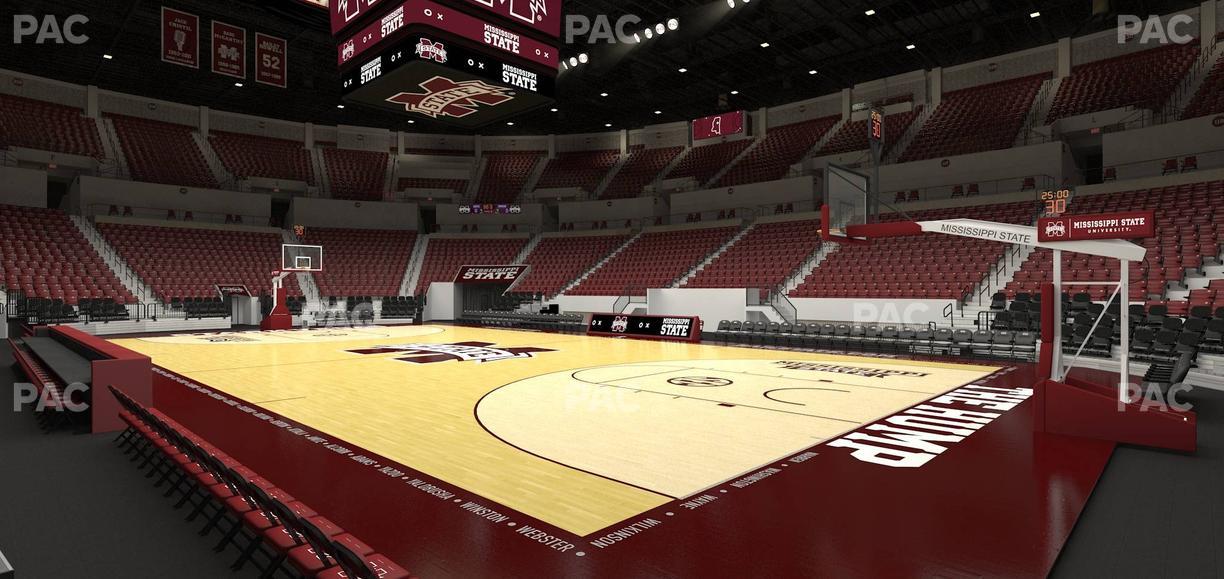 Humphrey Coliseum - Section 103 Seat View