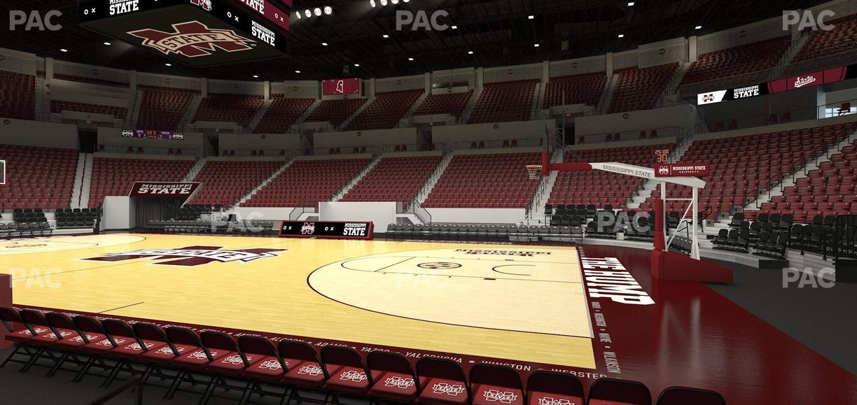 Humphrey Coliseum - Section 104 Seat View
