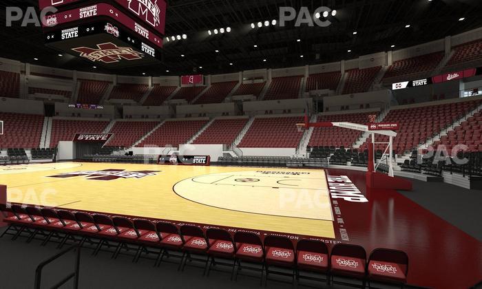 Humphrey Coliseum - Section 104 Seat View