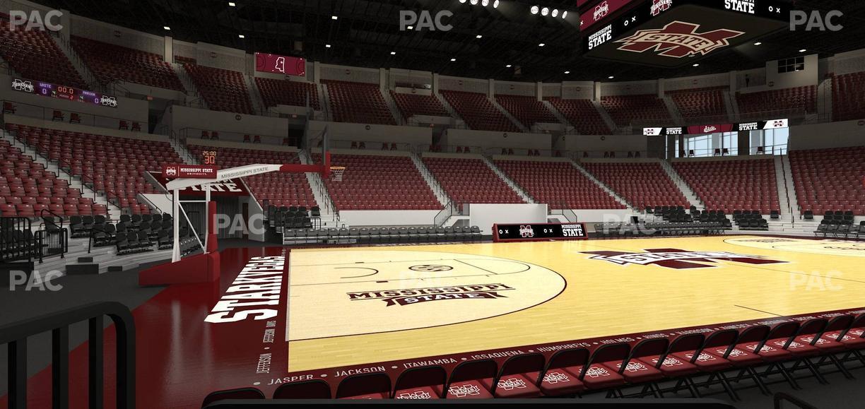 Humphrey Coliseum - Section 108 Seat View