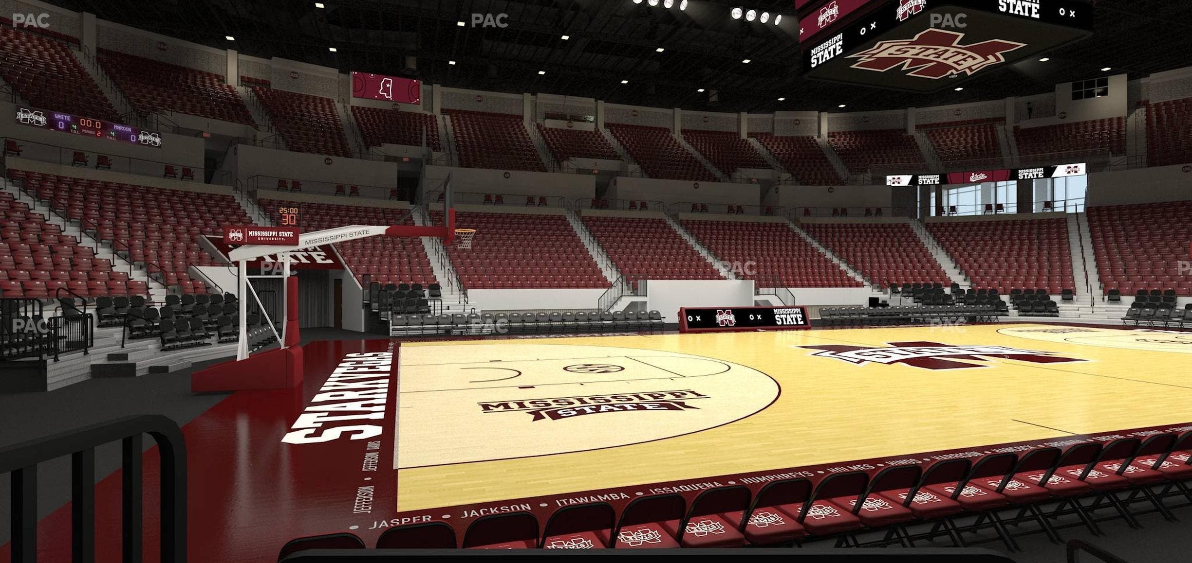 Humphrey Coliseum - Section 108 Seat View