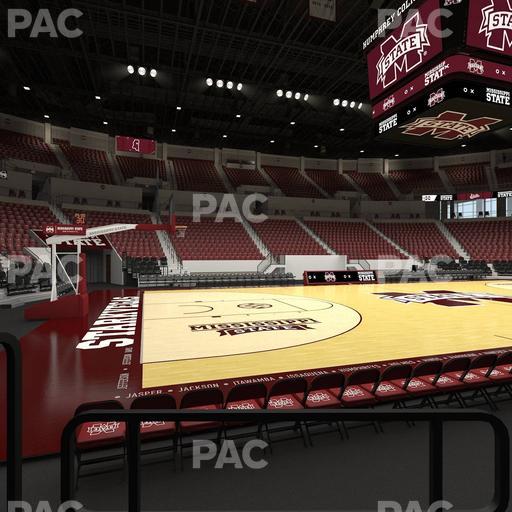 Humphrey Coliseum - Section 108 Seat View