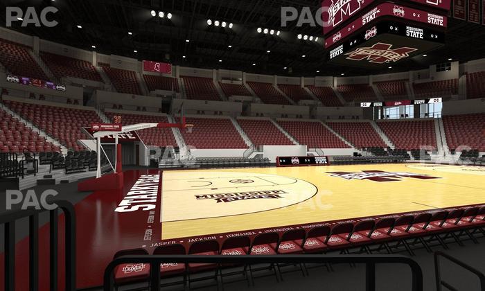 Humphrey Coliseum - Section 108 Seat View