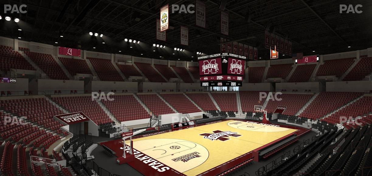 Humphrey Coliseum - Section 109 Seat View