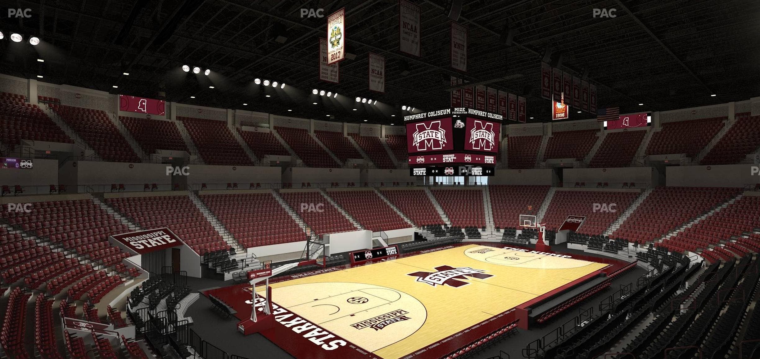 Humphrey Coliseum - Section 109 Seat View