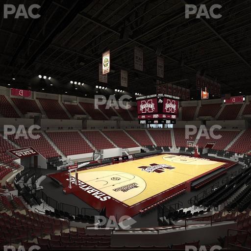 Humphrey Coliseum - Section 109 Seat View