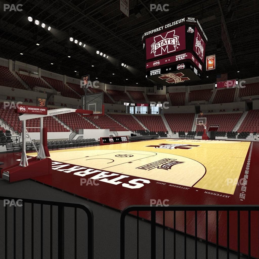 Humphrey Coliseum - Section 110 Seat View