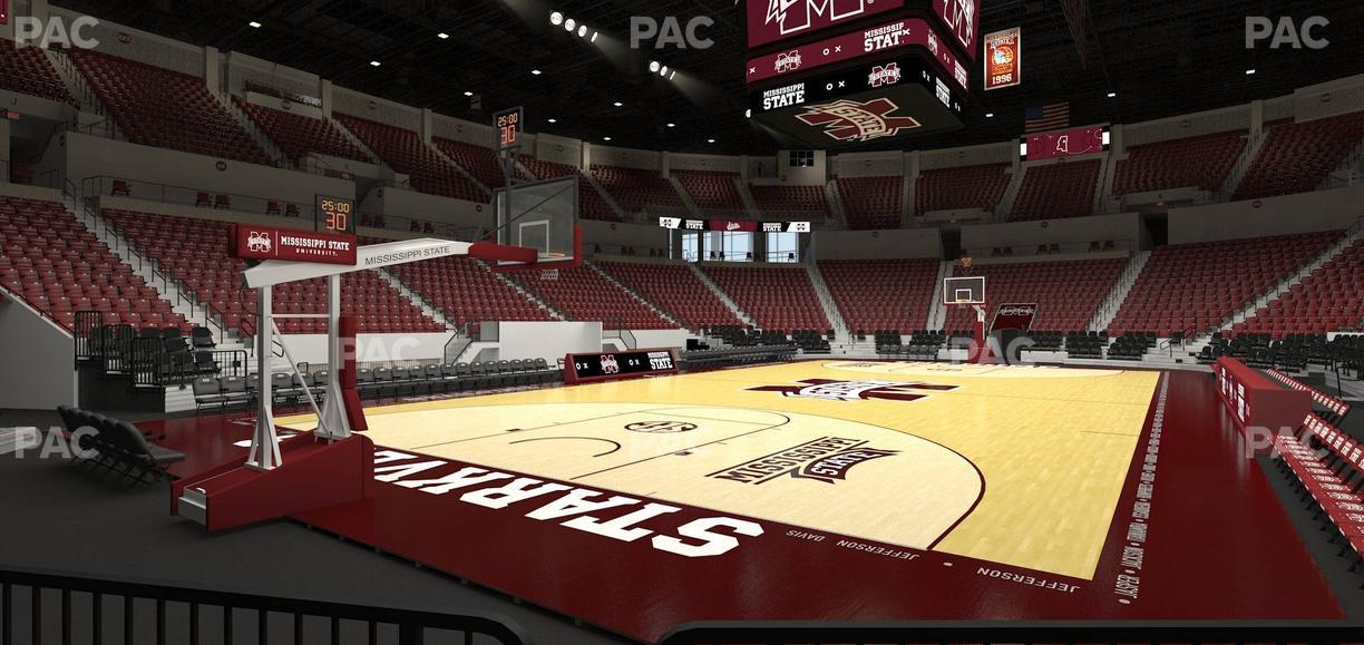 Humphrey Coliseum - Section 110 Seat View