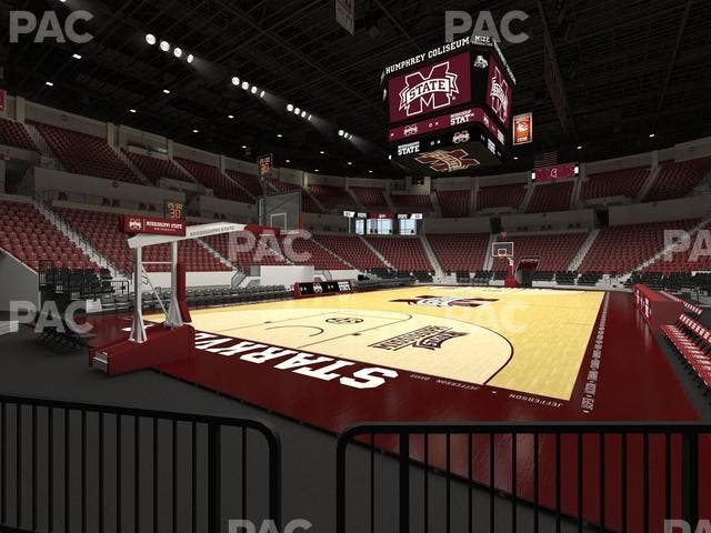 Humphrey Coliseum - Section 110 Seat View