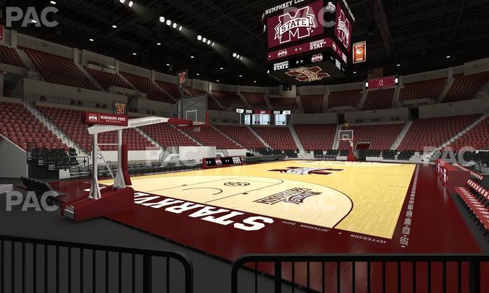 Humphrey Coliseum - Section 110 Seat View