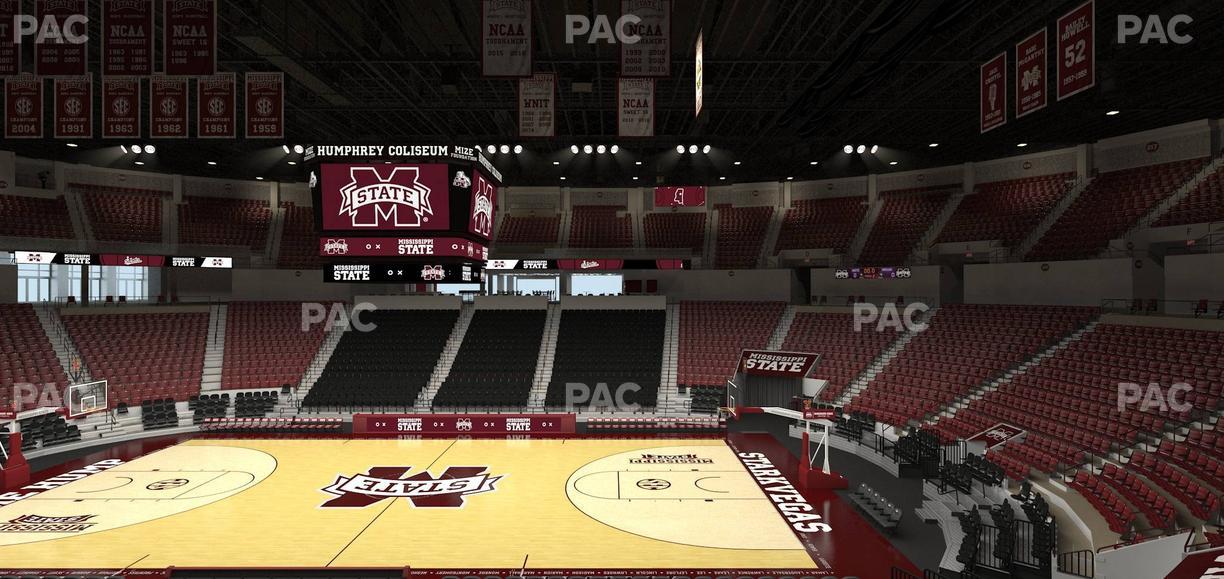 Humphrey Coliseum - Section 115 Seat View