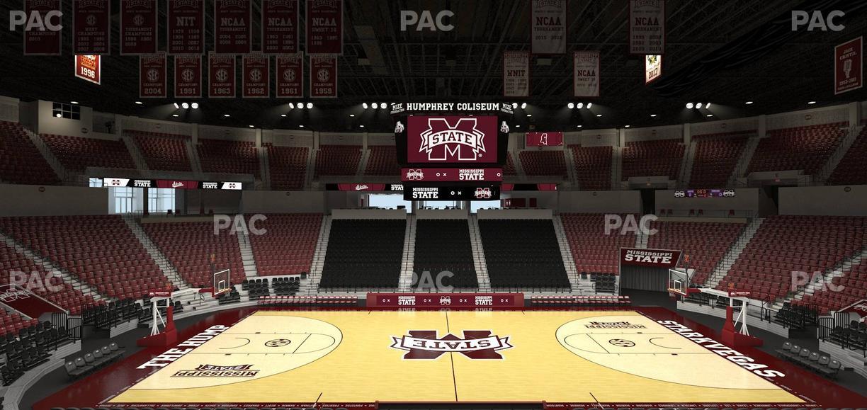 Humphrey Coliseum - Section 116 Seat View