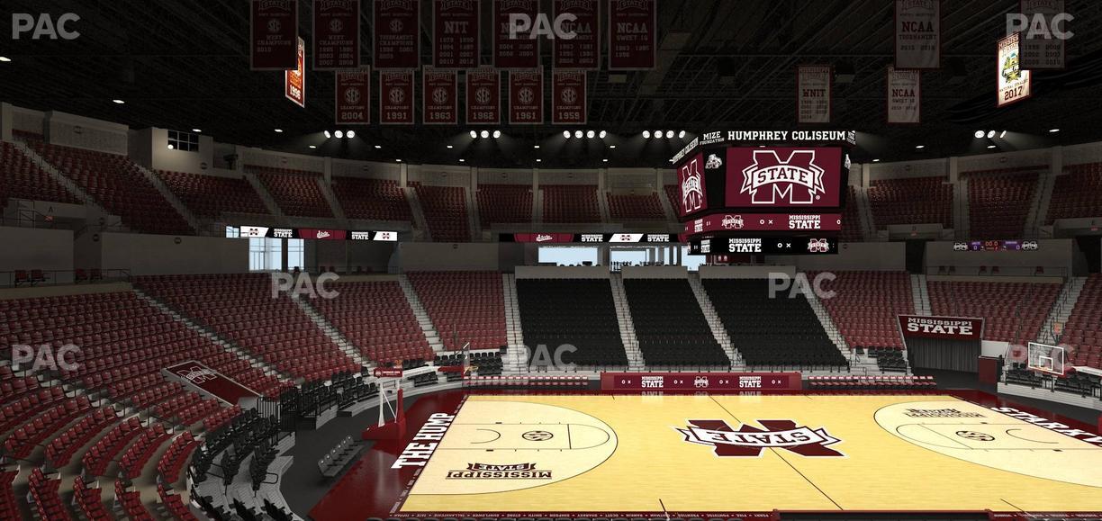 Humphrey Coliseum - Section 117 Seat View