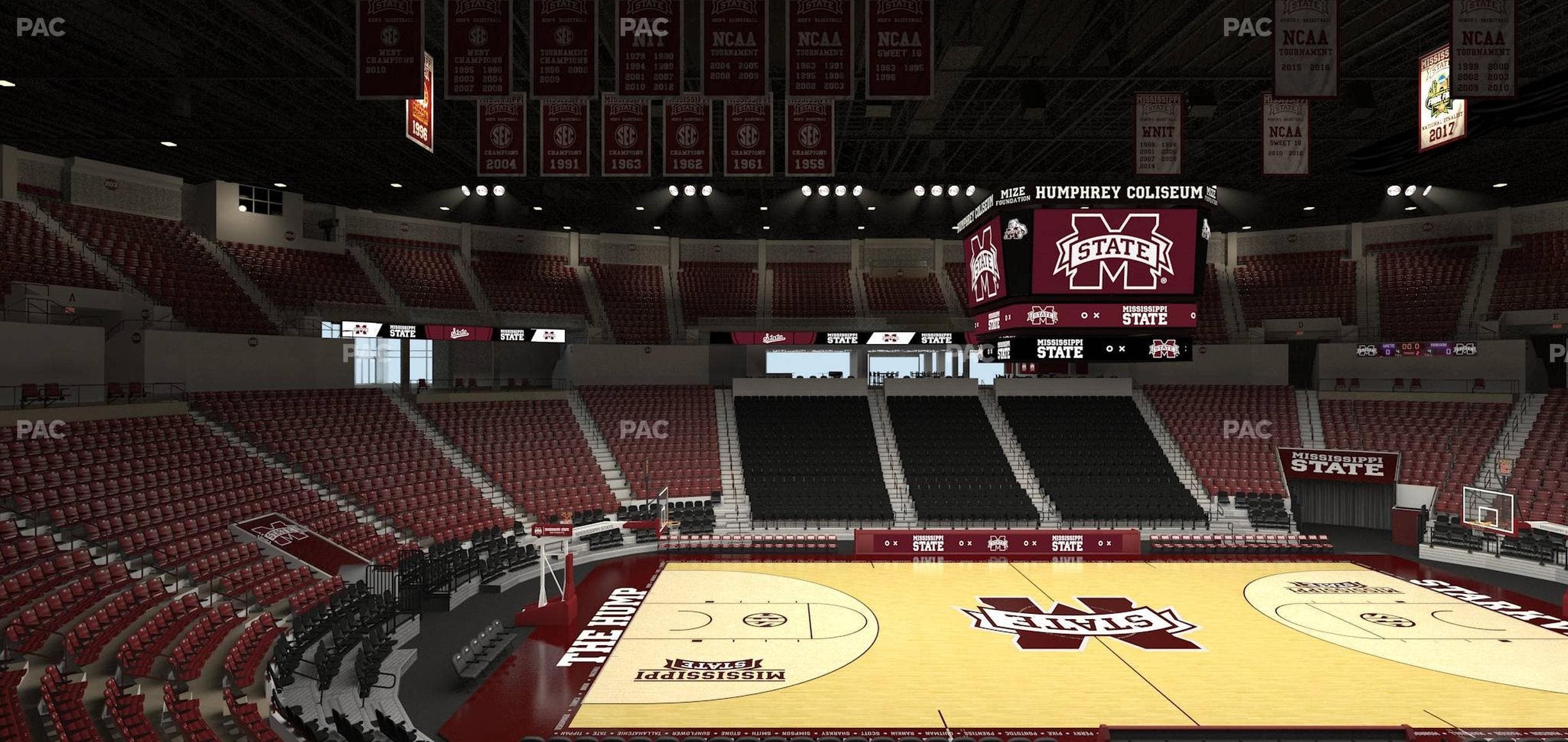 Humphrey Coliseum - Section 117 Seat View