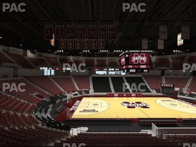Humphrey Coliseum - Section 117 Seat View