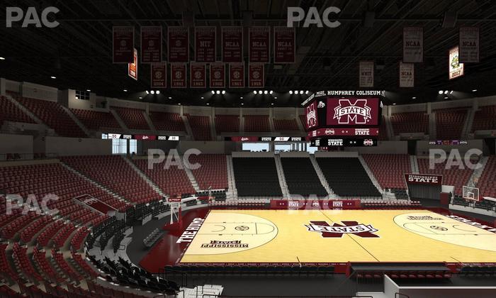 Humphrey Coliseum - Section 117 Seat View