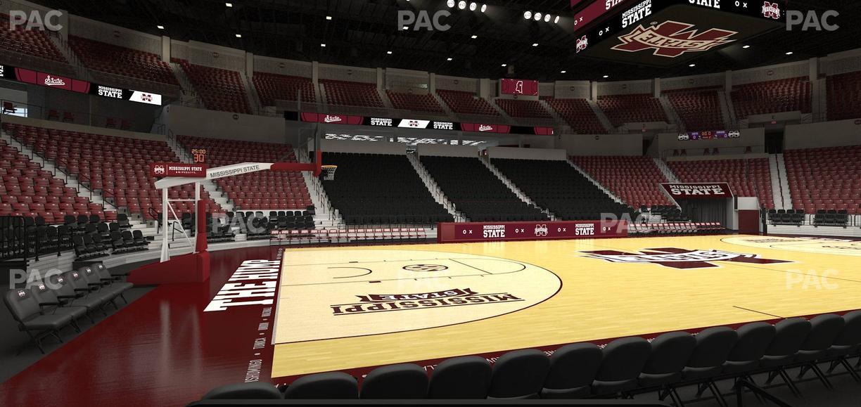 Humphrey Coliseum - Section 118 Seat View