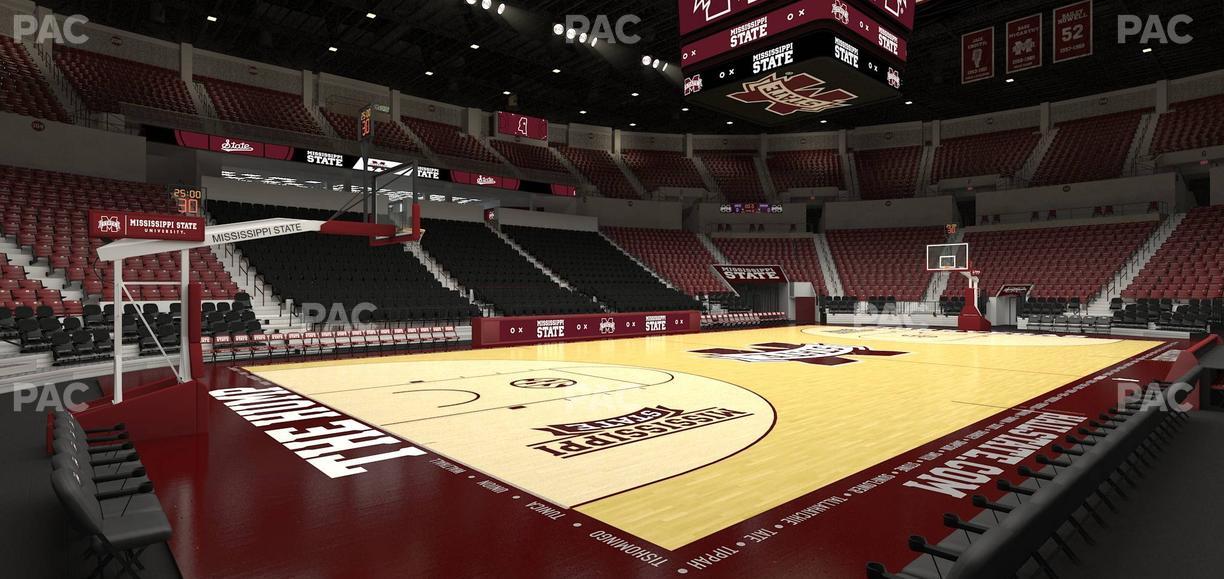 Humphrey Coliseum - Section 119 Seat View