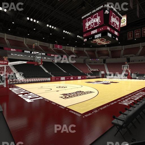 Humphrey Coliseum - Section 119 Seat View