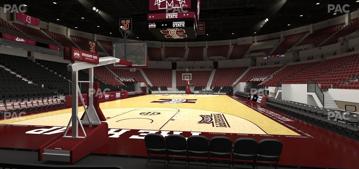 Humphrey Coliseum - Section 120 Seat View