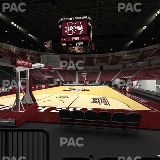 Humphrey Coliseum - Section 120 Seat View