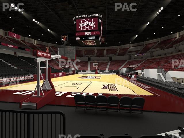 Humphrey Coliseum - Section 120 Seat View Humphrey Coliseum - Section 120 Seat View