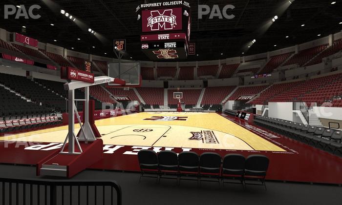 Humphrey Coliseum - Section 120 Seat View