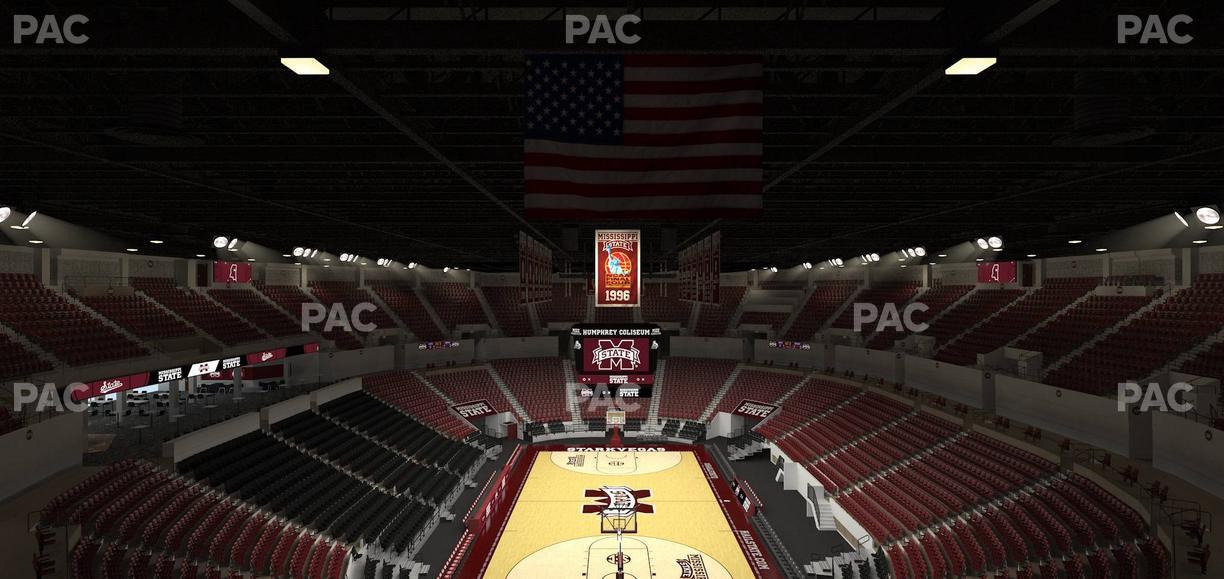 Humphrey Coliseum - Section 201 Seat View