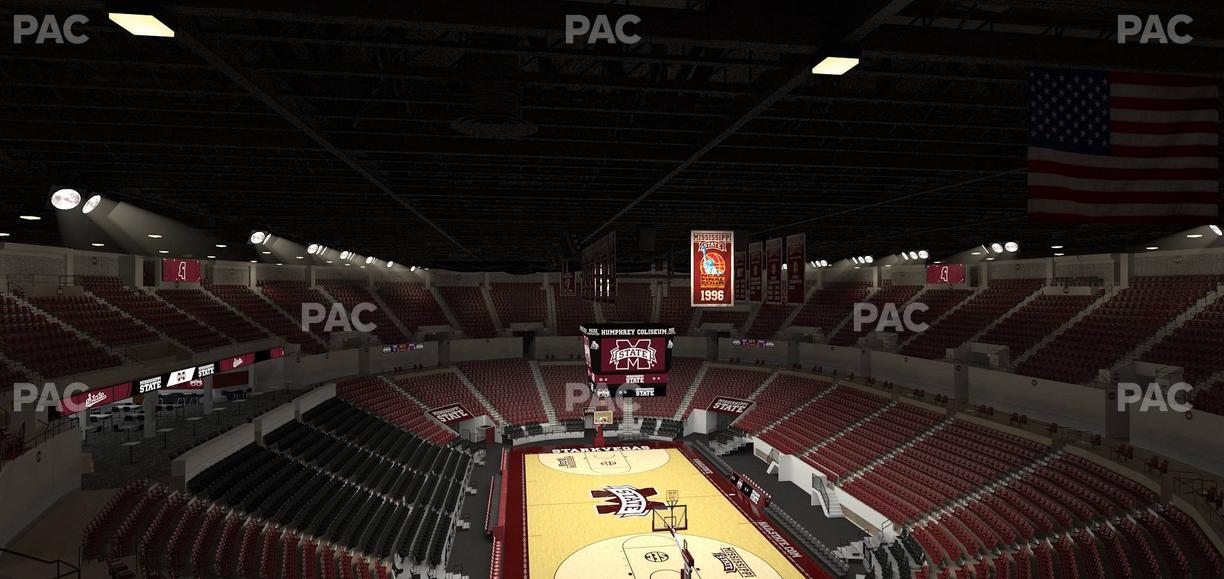 Humphrey Coliseum - Section 202 Seat View