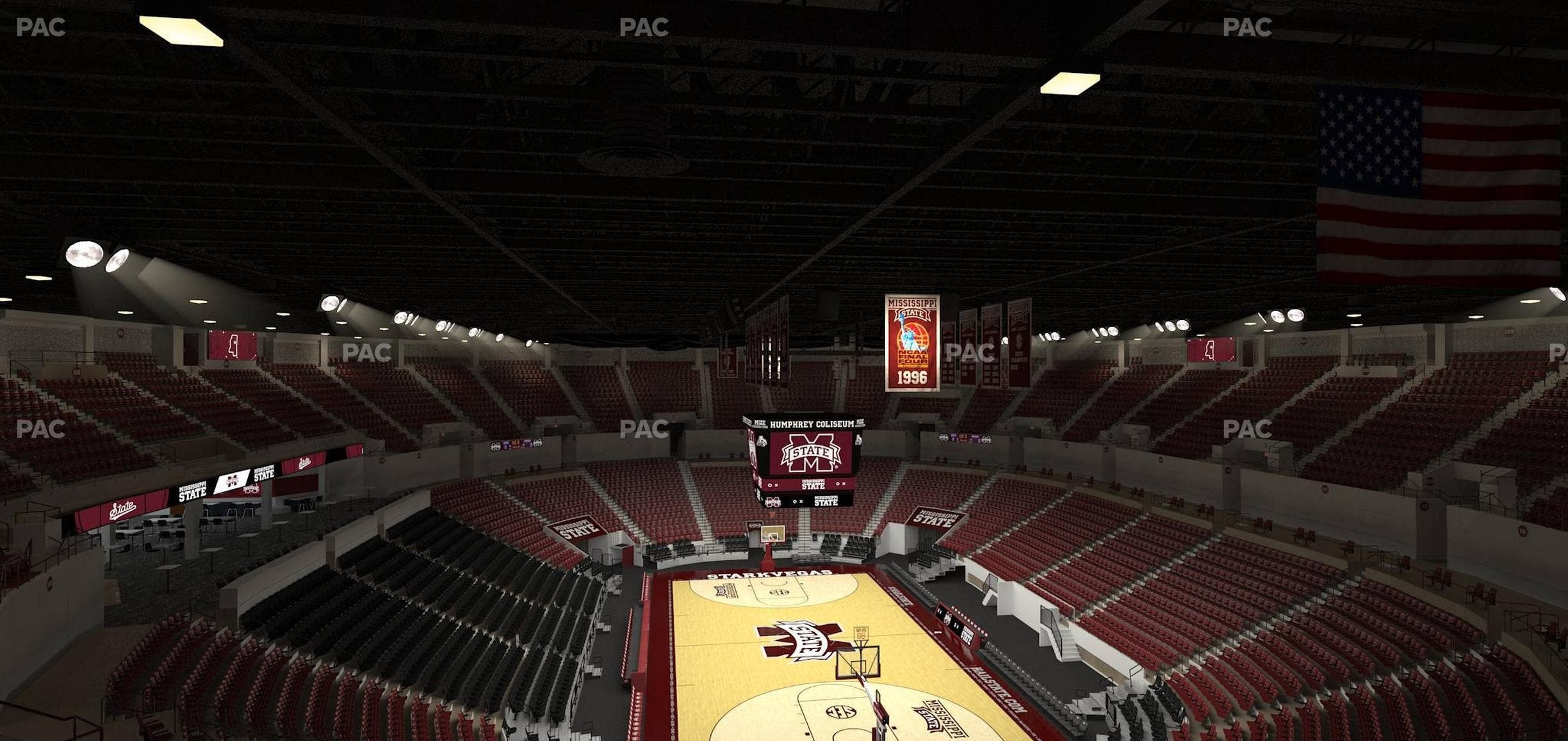 Humphrey Coliseum - Section 202 Seat View