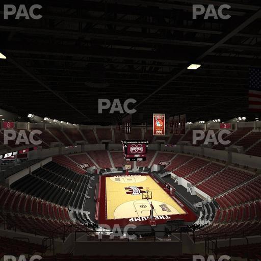 Humphrey Coliseum - Section 202 Seat View