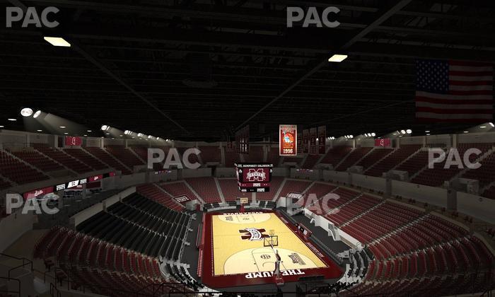 Humphrey Coliseum - Section 202 Seat View