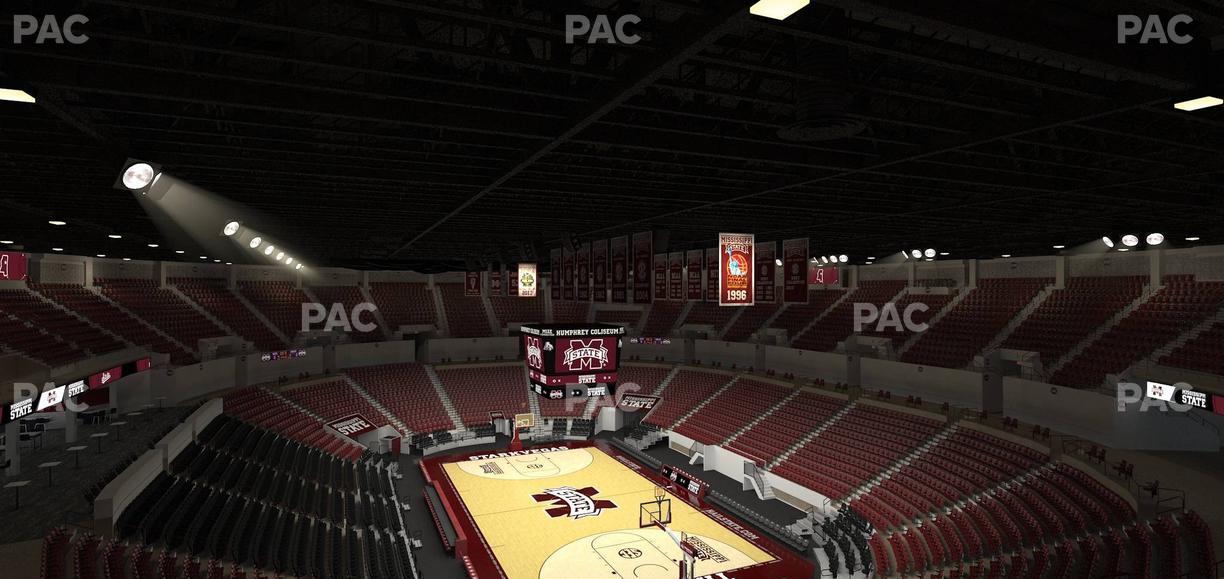 Humphrey Coliseum - Section 203 Seat View