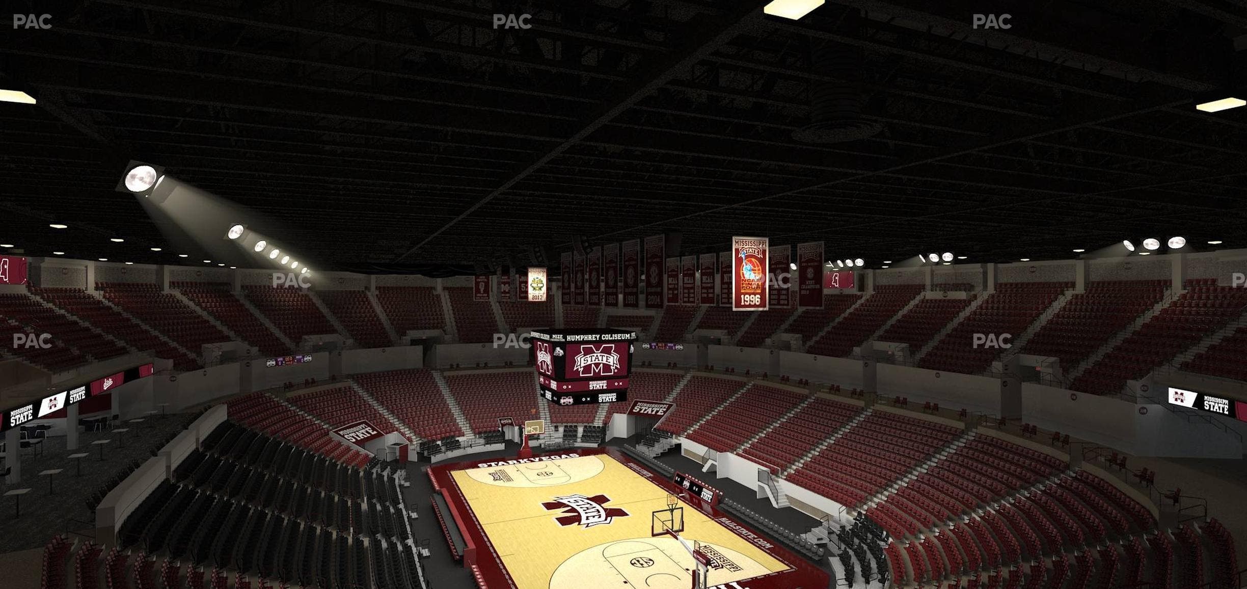 Humphrey Coliseum - Section 203 Seat View