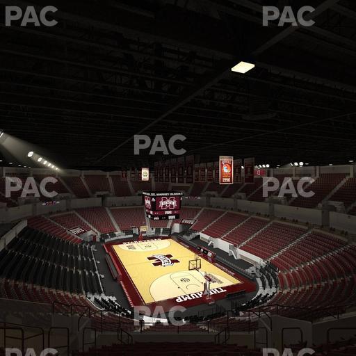 Humphrey Coliseum - Section 203 Seat View