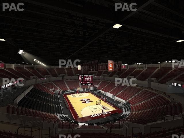 Humphrey Coliseum - Section 203 Seat View