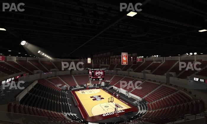 Humphrey Coliseum - Section 203 Seat View