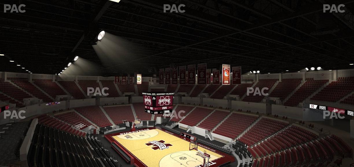 Humphrey Coliseum - Section 204 Seat View