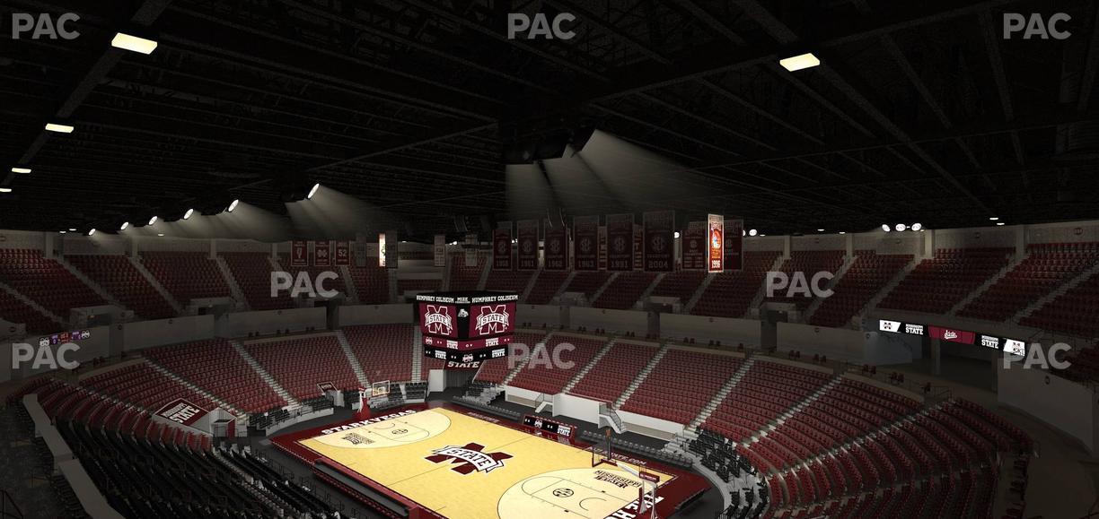 Humphrey Coliseum - Section 205 Seat View