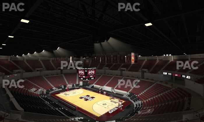 Humphrey Coliseum - Section 205 Seat View