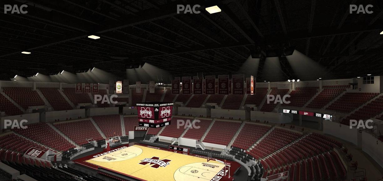 Humphrey Coliseum - Section 206 Seat View