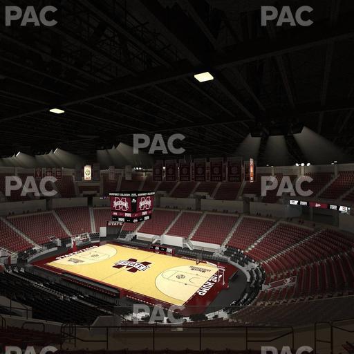 Humphrey Coliseum - Section 206 Seat View