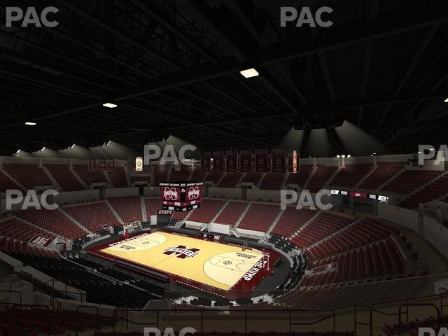 Humphrey Coliseum - Section 206 Seat View Humphrey Coliseum - Section 206 Seat View