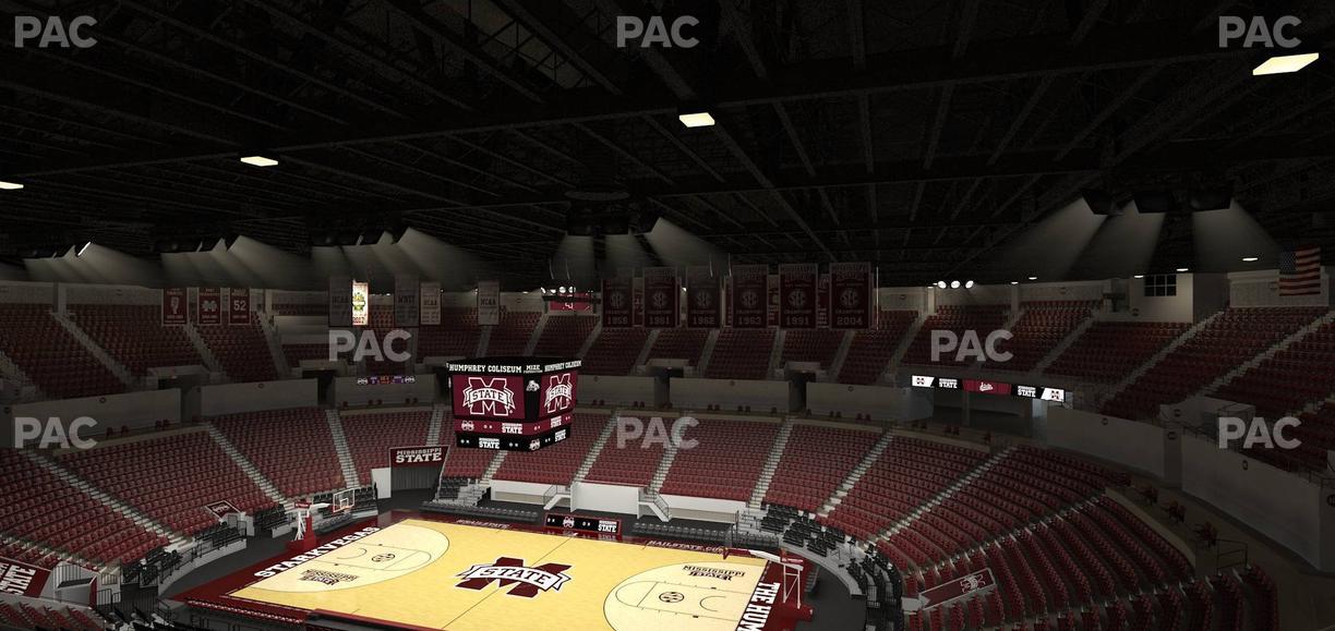 Humphrey Coliseum - Section 207 Seat View