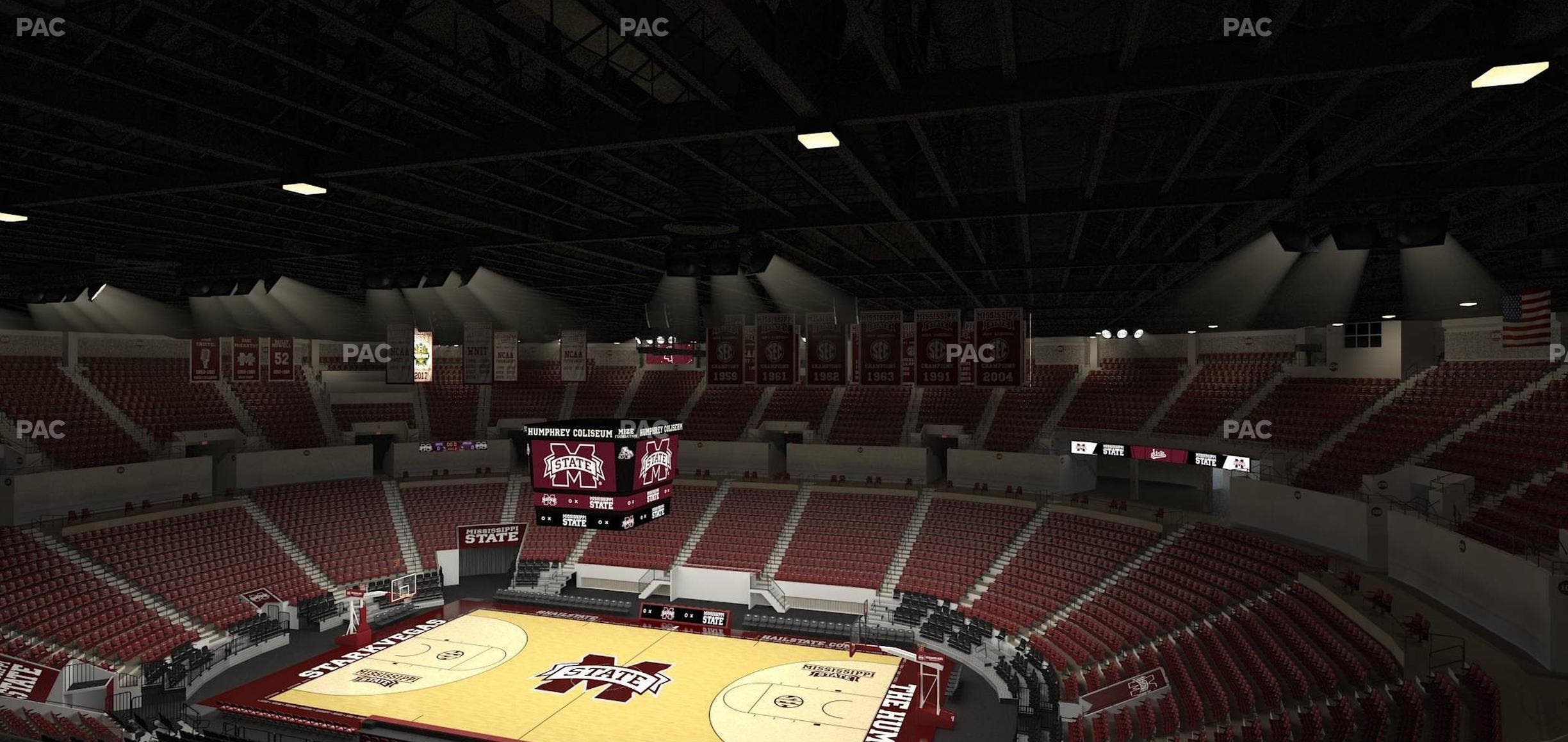Humphrey Coliseum - Section 207 Seat View