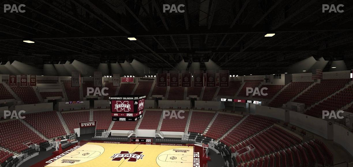 Humphrey Coliseum - Section 208 Seat View