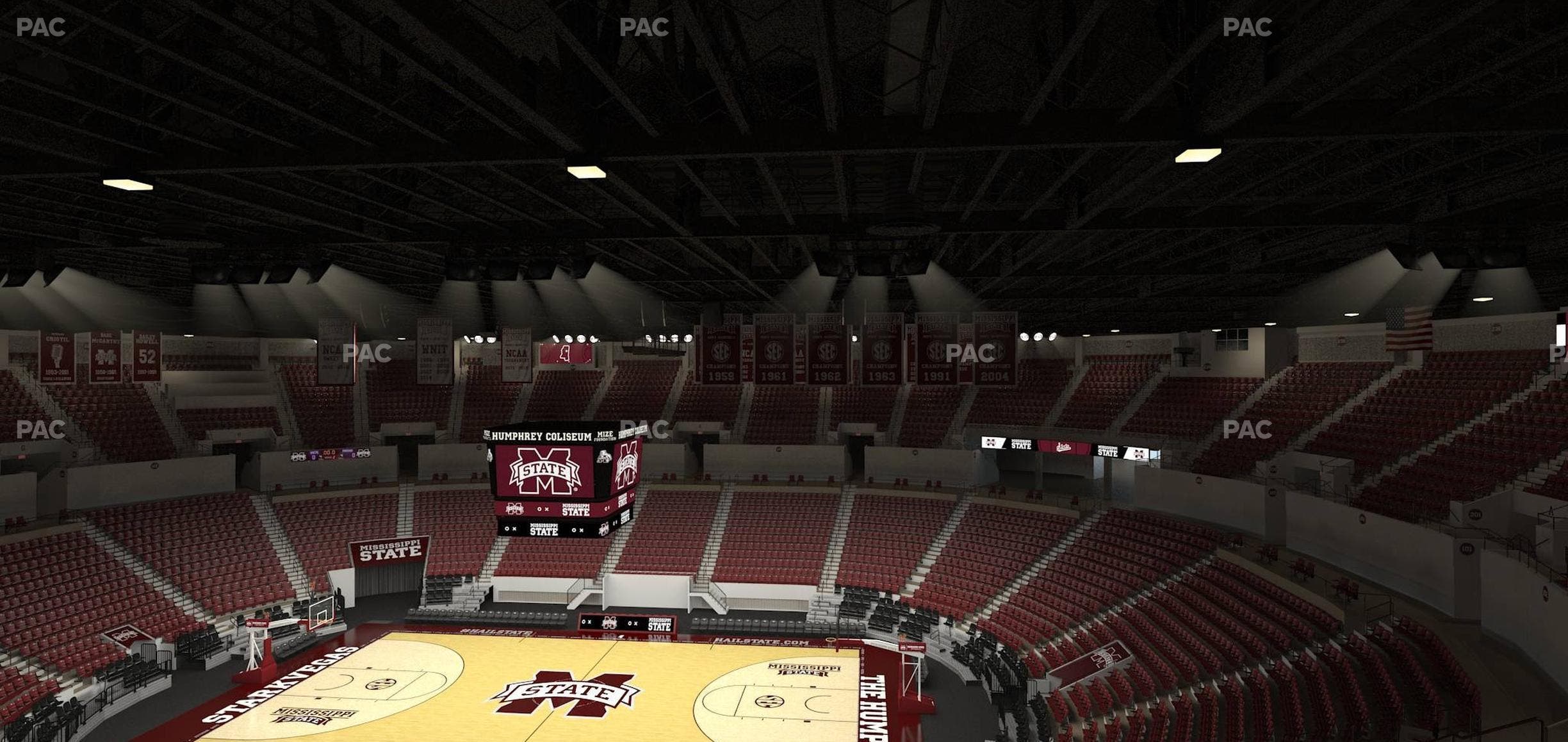 Humphrey Coliseum - Section 208 Seat View
