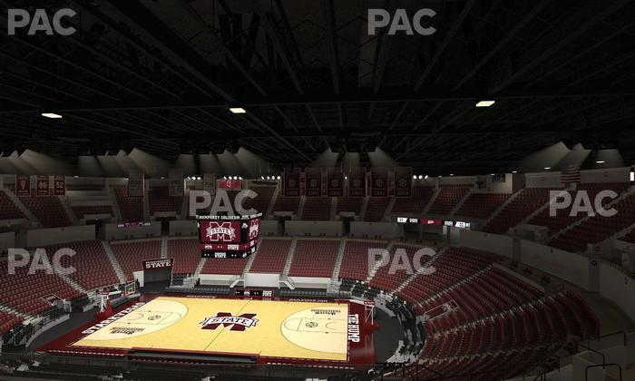 Humphrey Coliseum - Section 208 Seat View