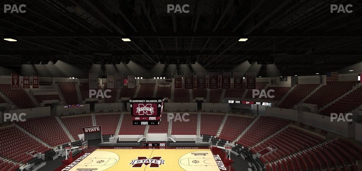 Humphrey Coliseum - Section 209 Seat View