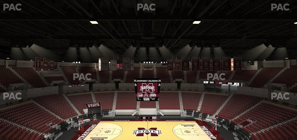 Humphrey Coliseum - Section 210 Seat View